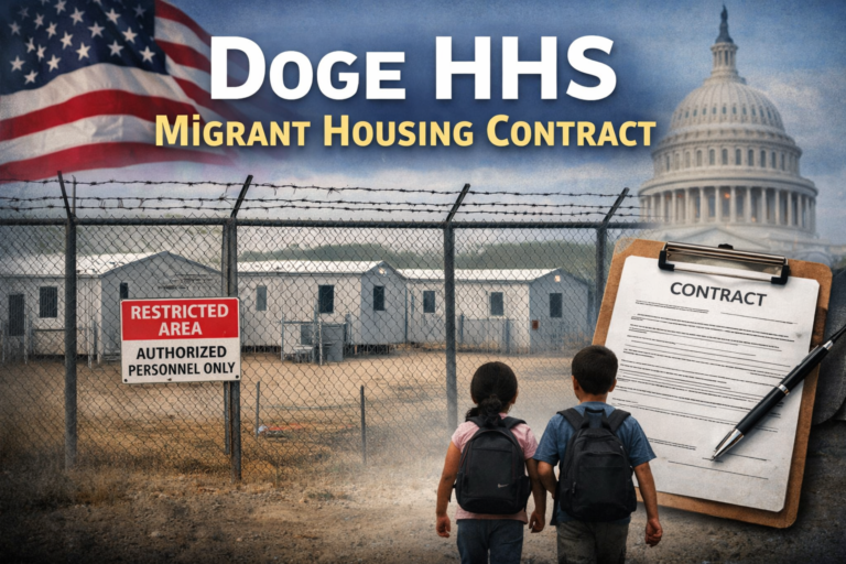 Doge HHS Migrant Housing Contract Explained