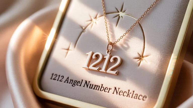 1212 angel number necklace
