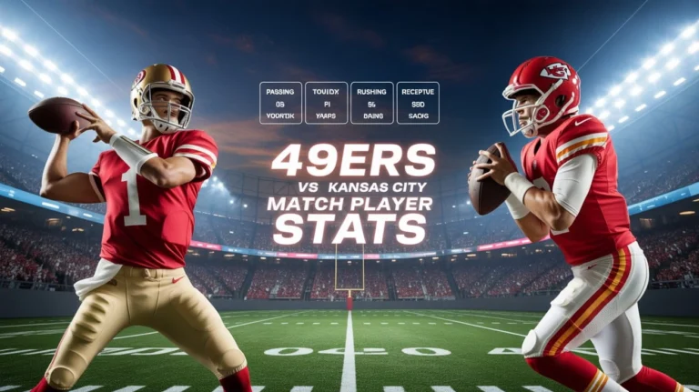 49ers vs Kansas City Chiefs Match Player Stats
