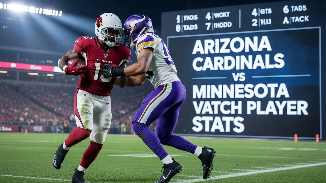 Arizona Cardinals vs Minnesota Vikings Match Player Stats