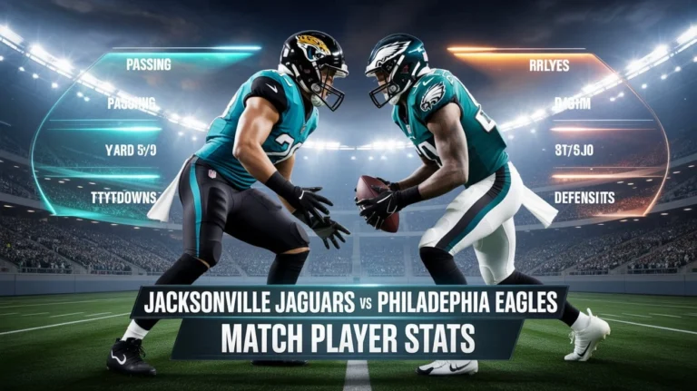 Jacksonville Jaguars vs Philadelphia Eagles Match Player Stats