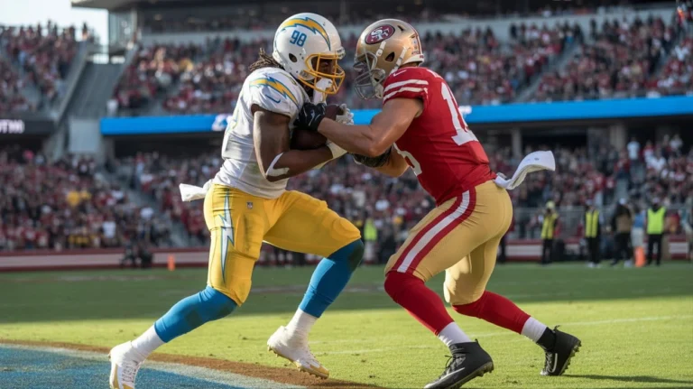 Los Angeles Chargers vs 49ers Match Player Stats