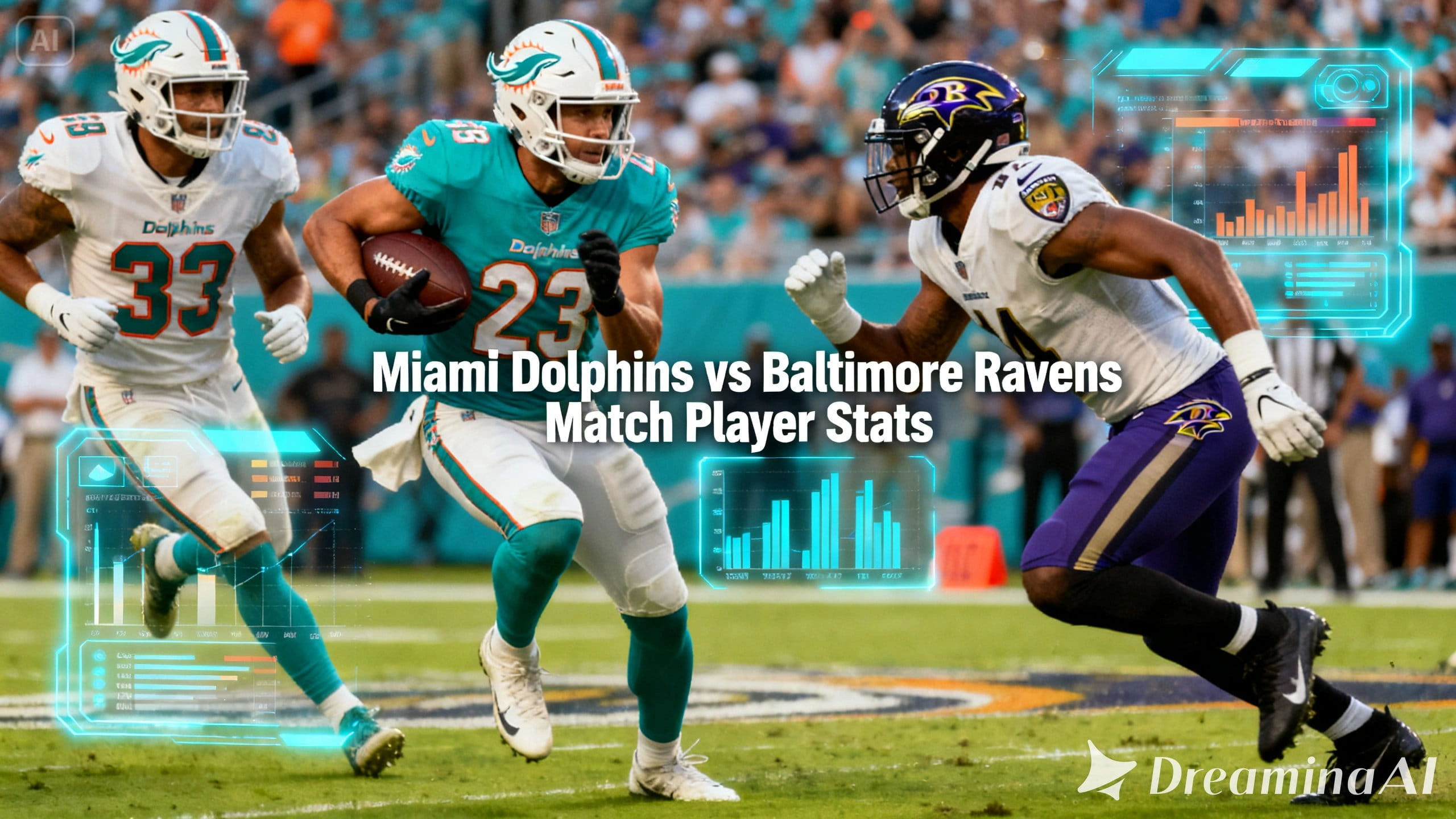 Miami Dolphins vs Baltimore Ravens Match Player Stats