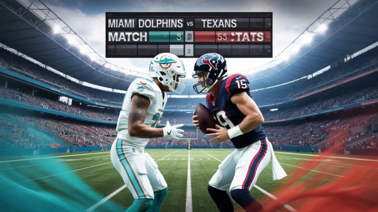 Miami Dolphins vs Texans Match Player Stats