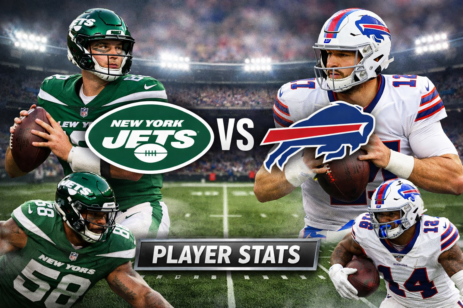 New York Jets vs Buffalo Bills Match Player Stats