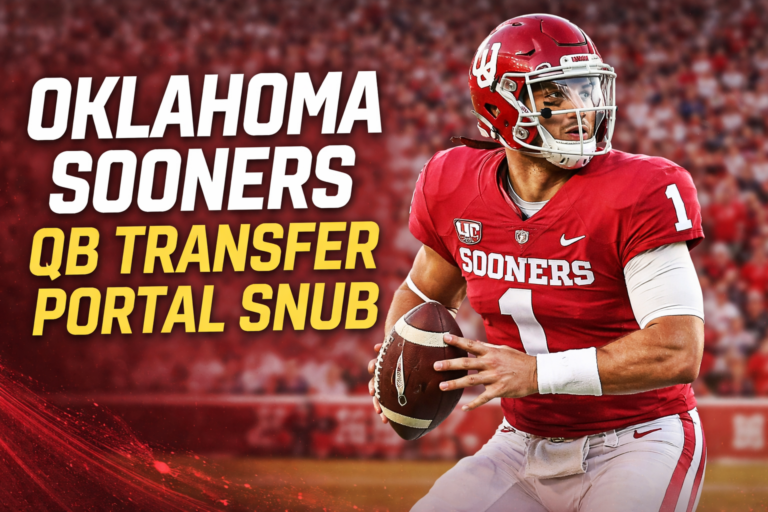 Oklahoma Sooners QB Transfer Portal Snub Explained