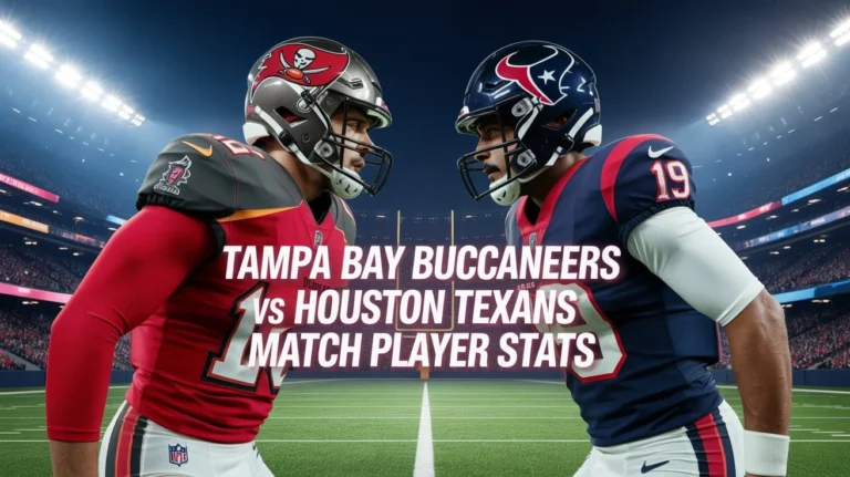 Tampa Bay Buccaneers vs Houston Texans Match Player Stats